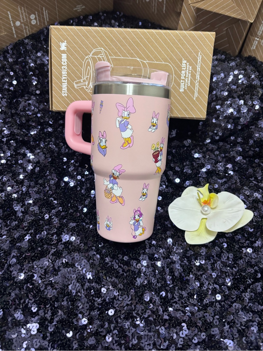 Hot Pink Flip Straw Tumbler - Picture 11 of 14